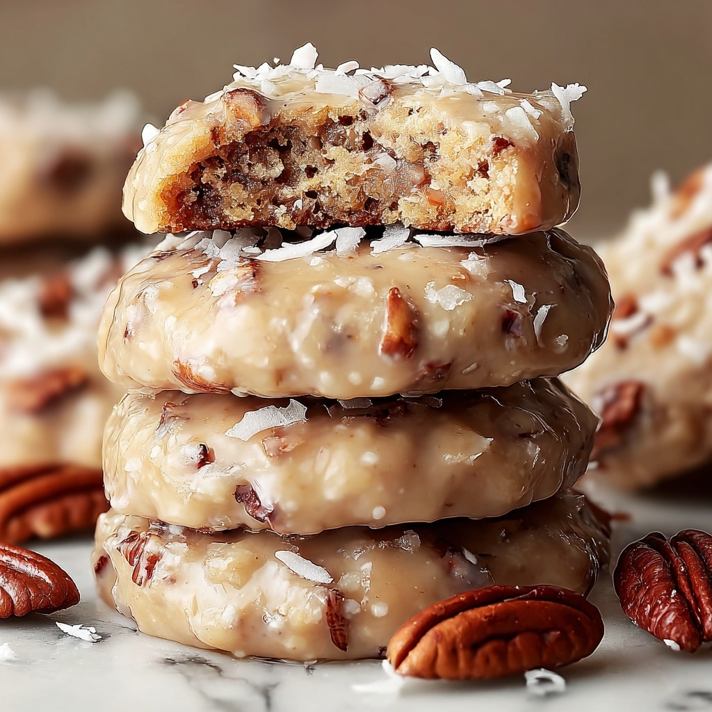 No-Bake Coconut Pecan Praline Cookies Recipe 5 No-Bake Coconut Pecan Praline Cookies Recipe - Recipe Image