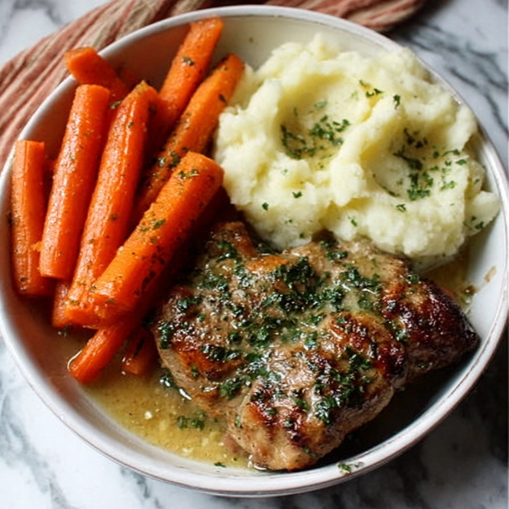 Garlic Herb Chicken with Roasted Carrots Recipe 5 Garlic Herb Chicken with Roasted Carrots Recipe - Recipe Image