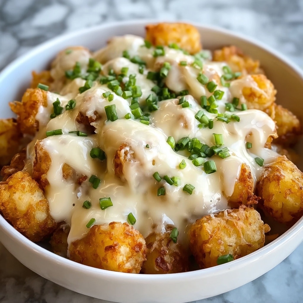 Tater Tot Poutine Recipe 6 Tater Tot Poutine Recipe - Recipe Image