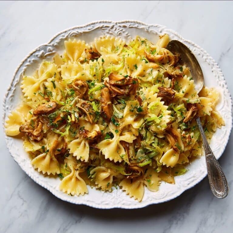 Cabbage Walnut Pasta Recipe
