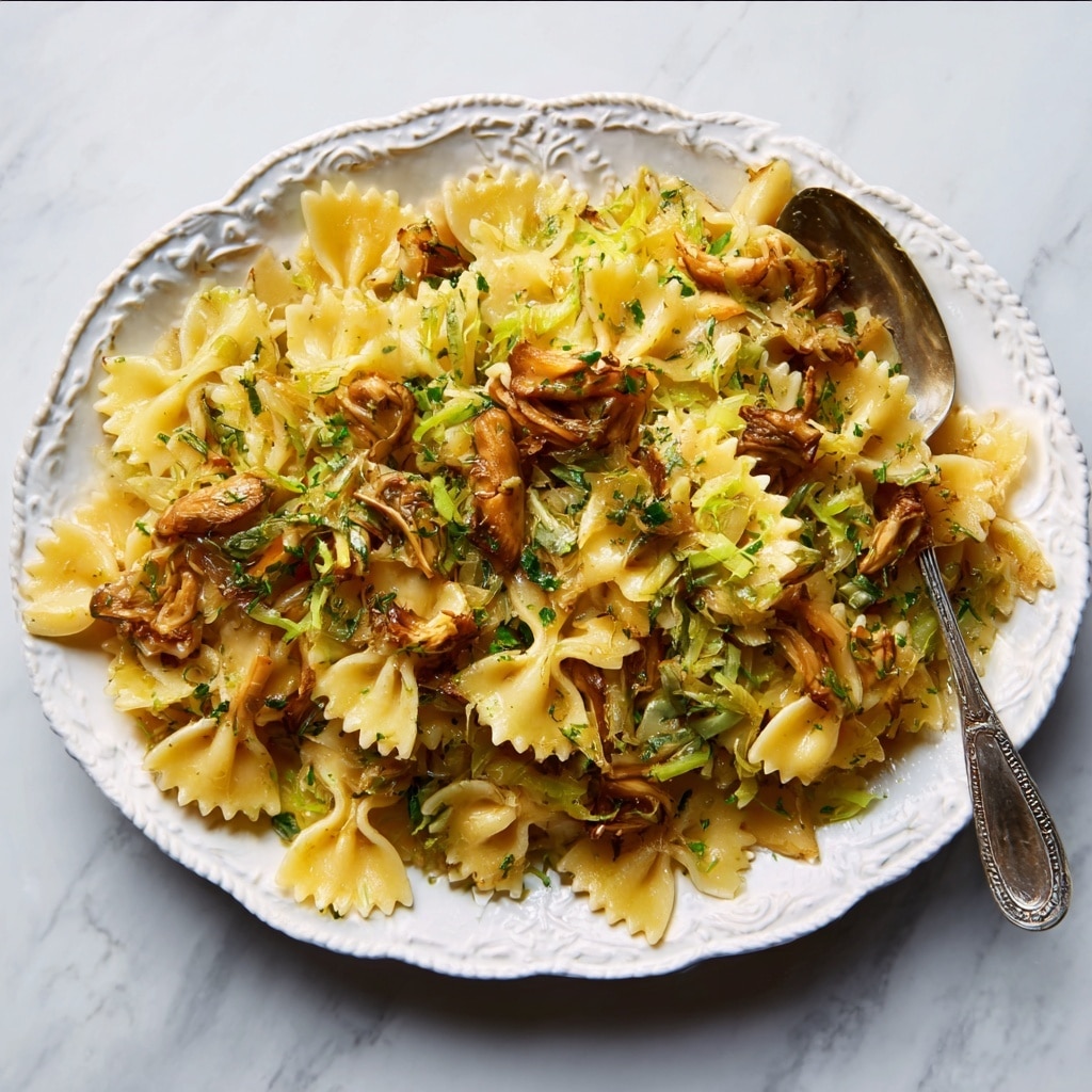 Cabbage Walnut Pasta Recipe