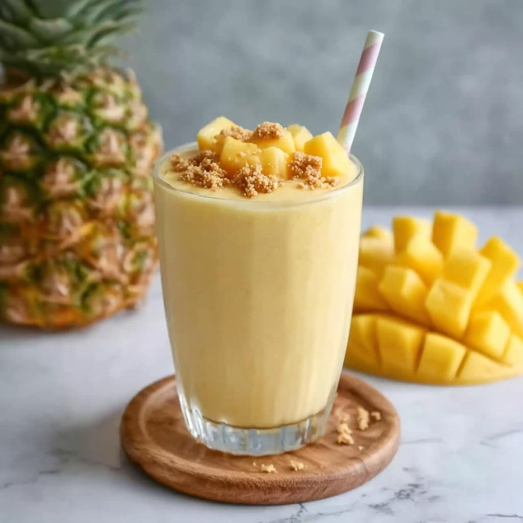 Mango Pineapple Smoothie Bowl Recipe