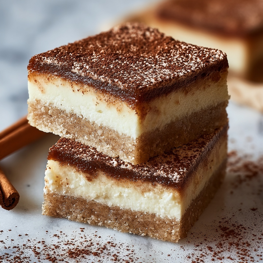 Cinnamon Churro Cheesecake Bars Recipe 5 Cinnamon Churro Cheesecake Bars Recipe - Recipe Image