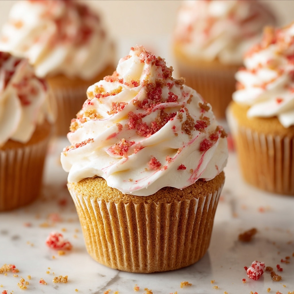 Strawberry Crunch Cupcakes Recipe 5 Strawberry Crunch Cupcakes Recipe - Recipe Image