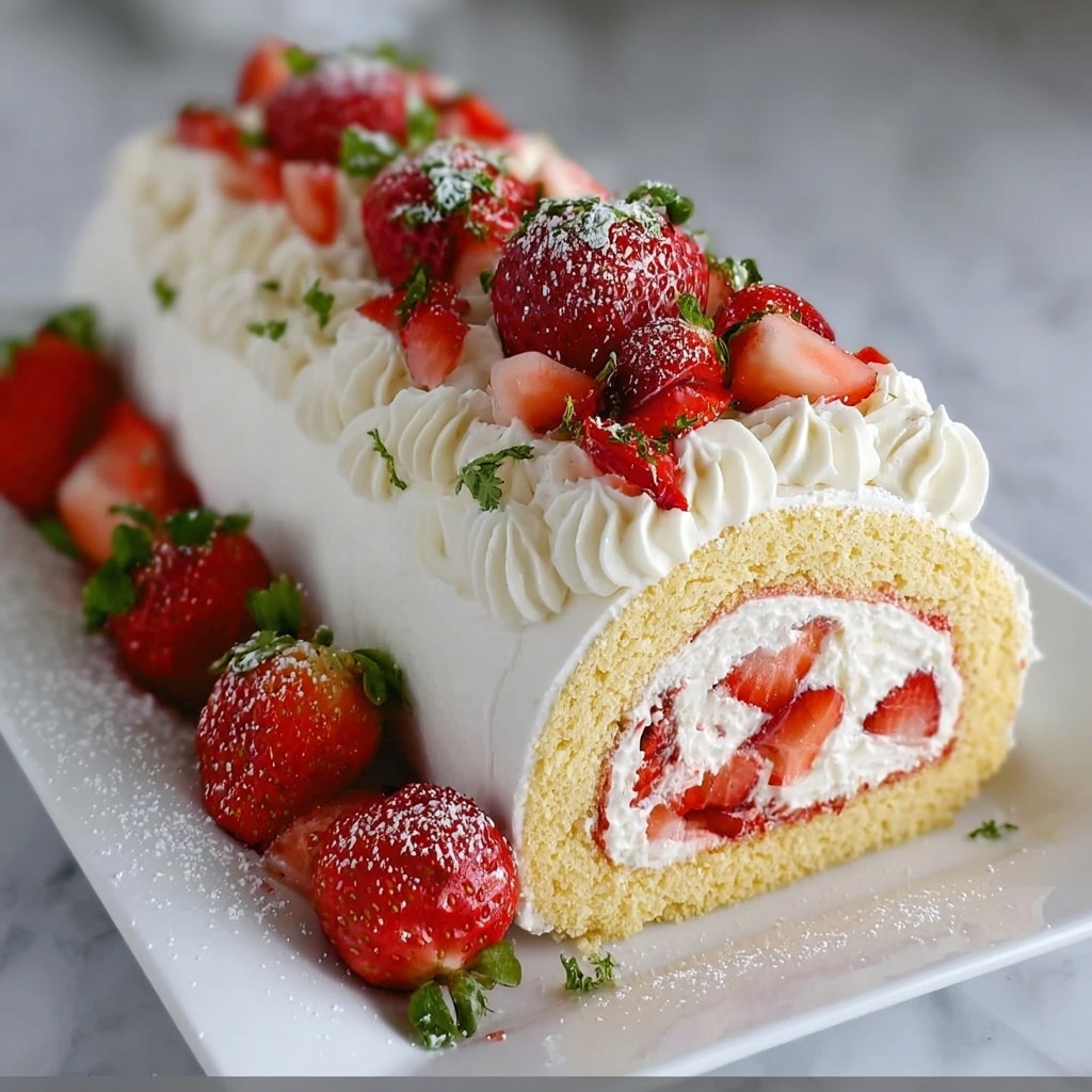 Cherry Cheesecake Cake Roll Recipe