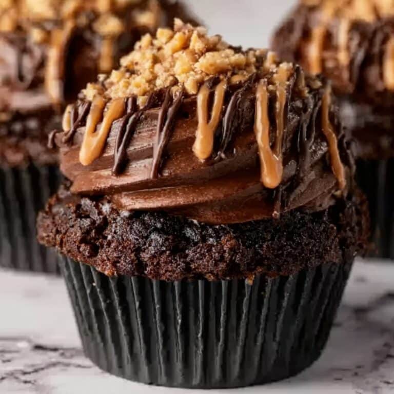 Mouth-Watering Irresistible German Chocolate Cupcakes Recipe