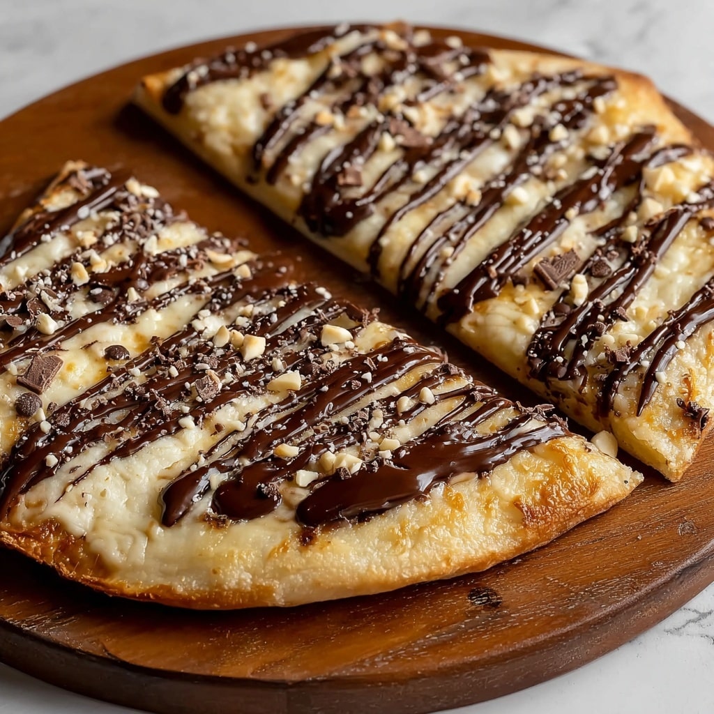 Chocolate Hazelnut Pizza with Marshmallows and Nuts Recipe 5 Chocolate Hazelnut Pizza with Marshmallows and Nuts Recipe - Recipe Image