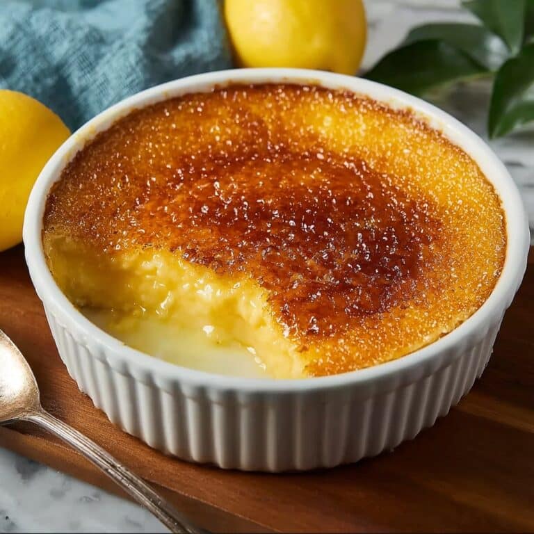 Baked Lemon Pudding Recipe