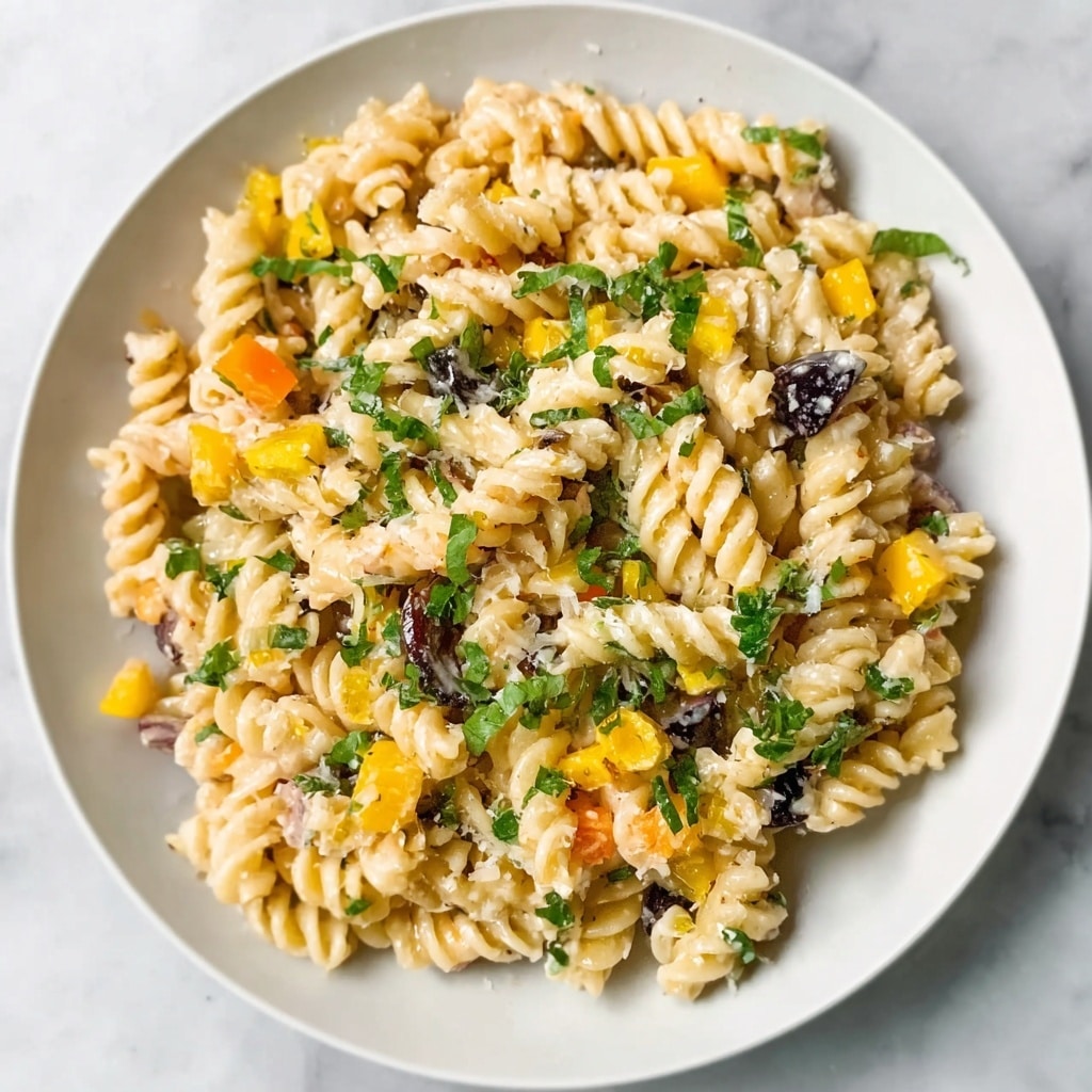 Creamy Street Corn Pasta Salad Recipe
