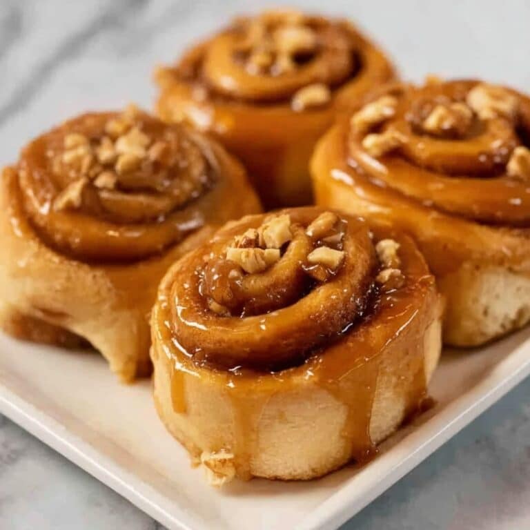 Caramel Apple Cinnamon Rolls Recipe