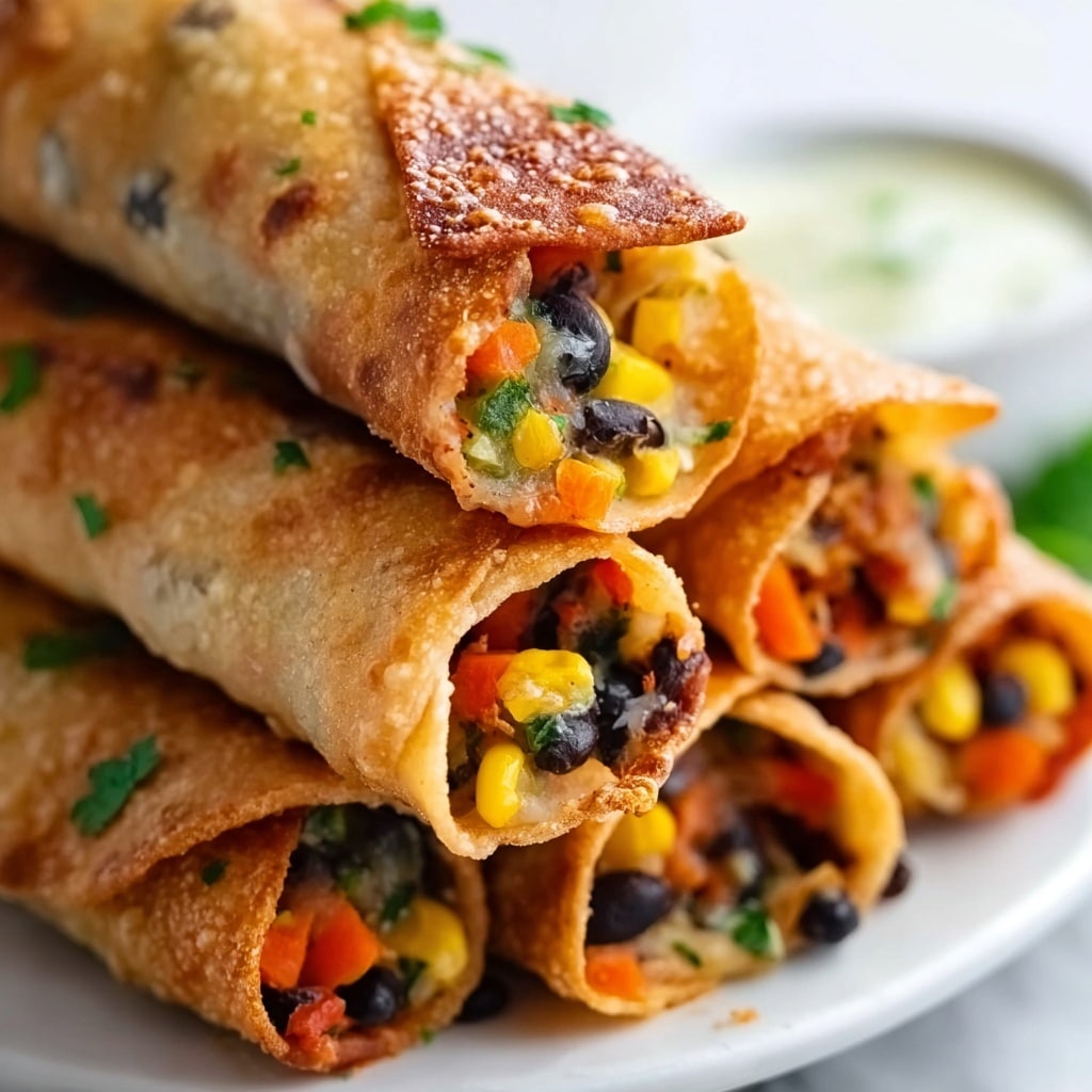 Southwest Chicken Egg Rolls Recipe