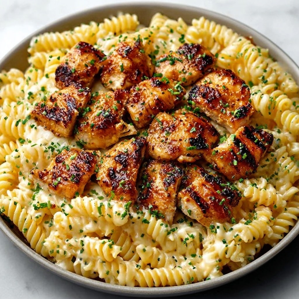 Garlic Butter Chicken Bites with Creamy Parmesan Pasta Recipe 4 Garlic Butter Chicken Bites with Creamy Parmesan Pasta Recipe - Recipe Image