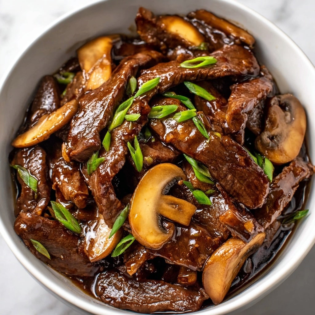 Beef Mushroom Stir Fry Recipe