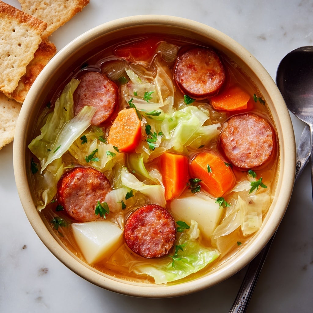 Kielbasa and Cabbage Soup Recipe