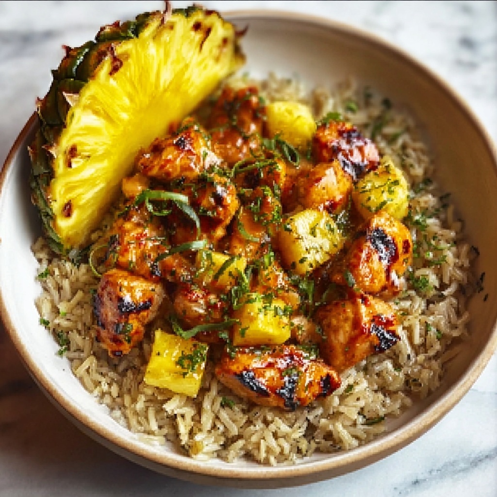 Pineapple Chicken and Rice Recipe 5 Pineapple Chicken and Rice Recipe - Recipe Image