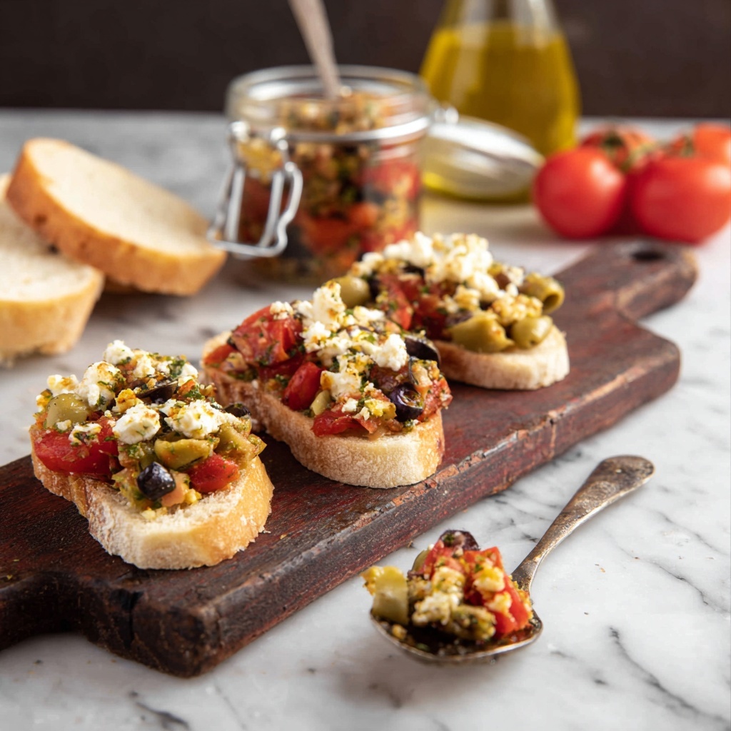 Eggplant and Tomato Bruschetta Recipe 5 Eggplant and Tomato Bruschetta Recipe - Recipe Image
