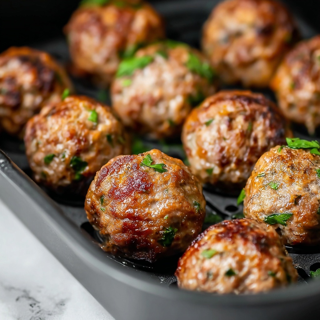 Air Fryer Turkey Meatballs Recipe 5 Air Fryer Turkey Meatballs Recipe - Recipe Image