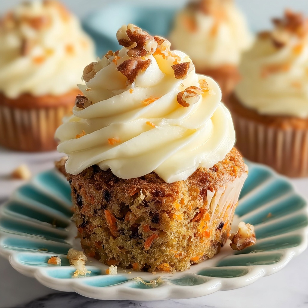 Carrot Cake Cupcakes with Cream Cheese Frosting Recipe 5 Carrot Cake Cupcakes with Cream Cheese Frosting Recipe - Recipe Image