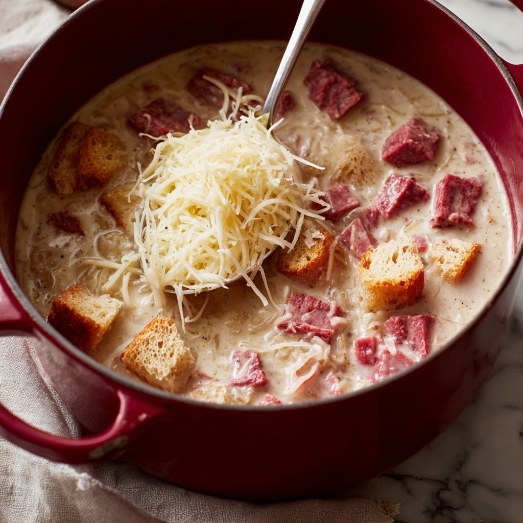 Creamy Reuben Soup Recipe 5 Creamy Reuben Soup Recipe - Recipe Image