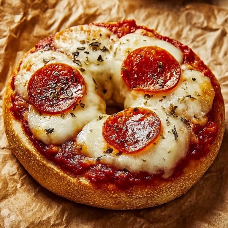 Easy Homemade Pizza Bagels Recipe