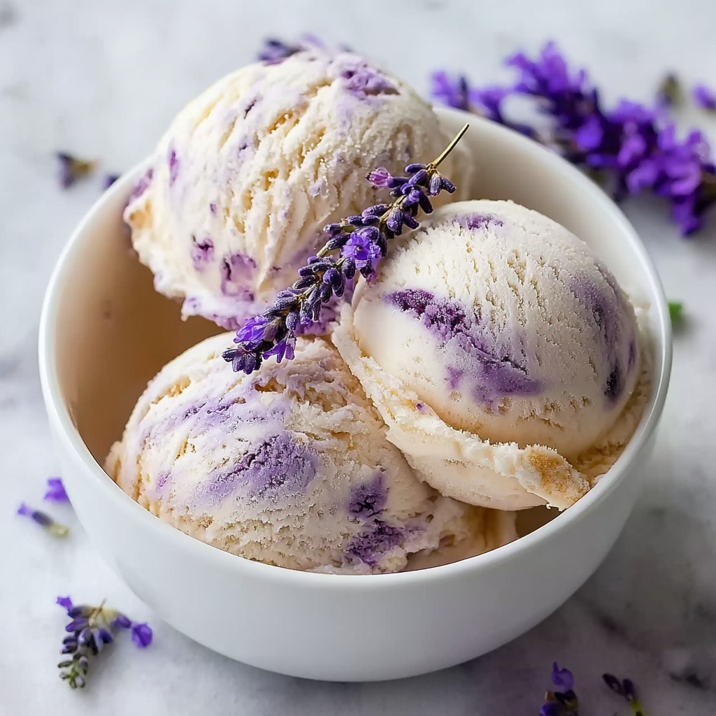 Honey Lavender Ice Cream Recipe 5 Honey Lavender Ice Cream Recipe - Recipe Image