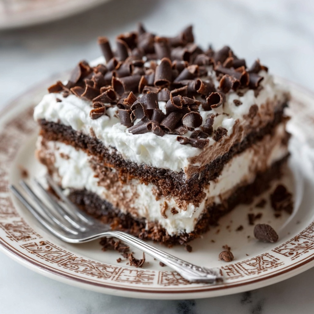 Decadent No‑Bake Chocolate Lasagna Recipe 6 Decadent No‑Bake Chocolate Lasagna Recipe - Recipe Image