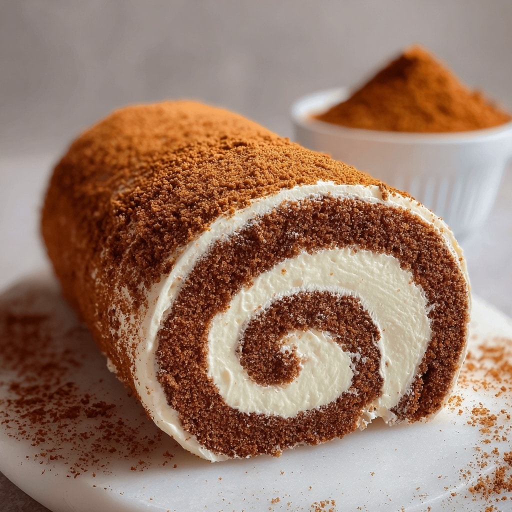Pumpkin Roll with Cream Cheese Recipe