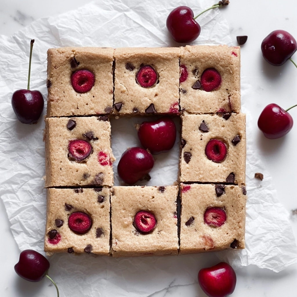 Cherry Chocolate Chip Blondies Recipe 5 Cherry Chocolate Chip Blondies Recipe - Recipe Image