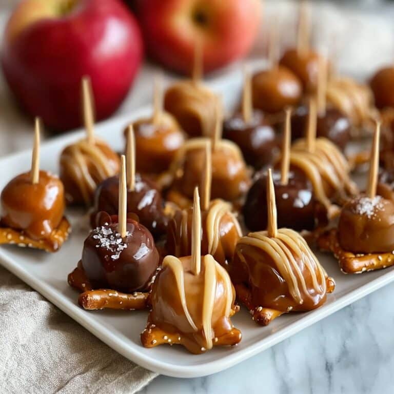 Caramel Apple Pretzel Bites Recipe