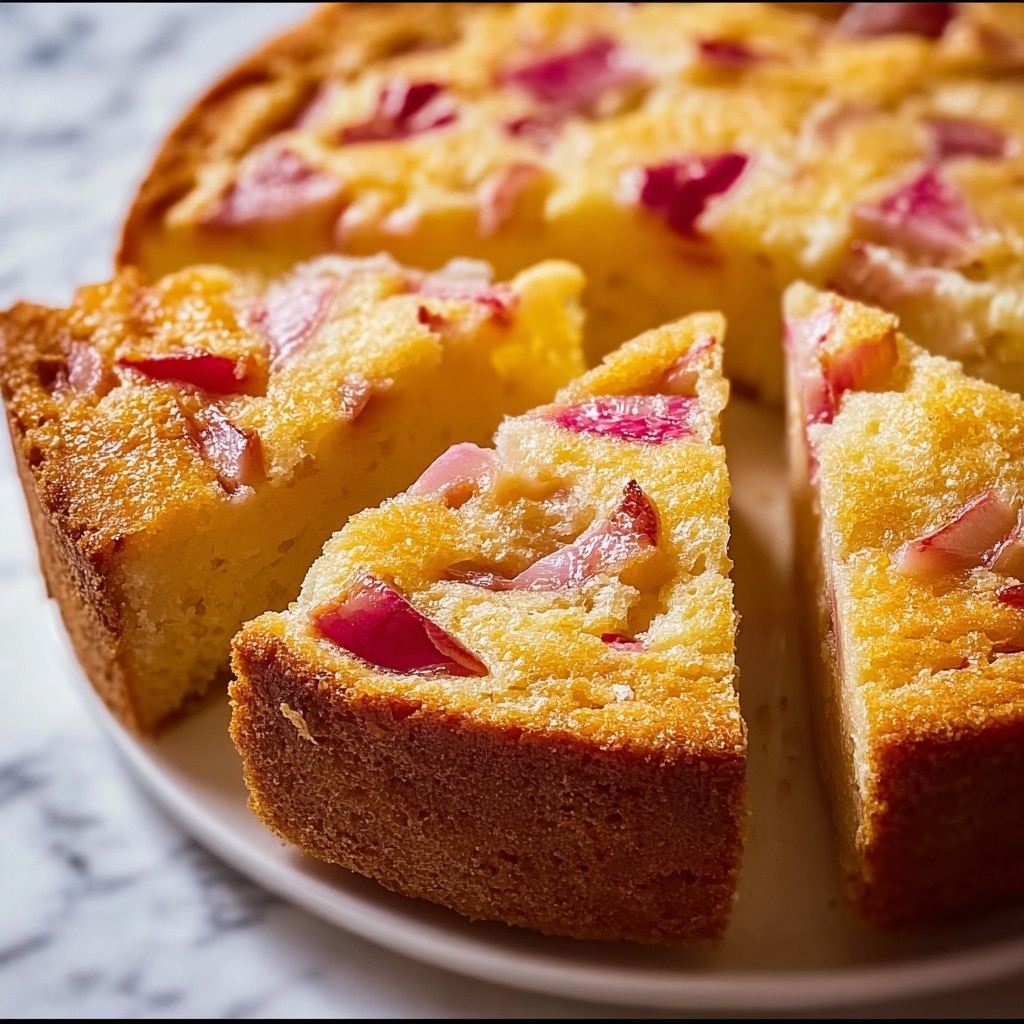 Norwegian Rhubarb Cake Recipe 4 Norwegian Rhubarb Cake Recipe - Recipe Image