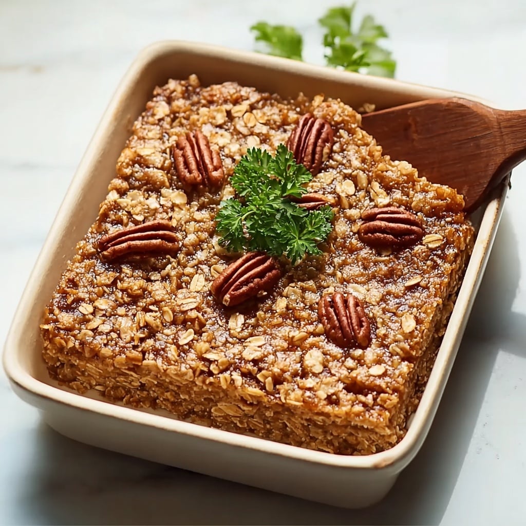 No-Flour, No-Sugar Oatmeal Breakfast Bake Recipe
