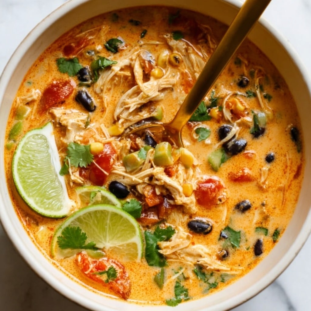 Creamy Chicken Enchilada Soup Recipe