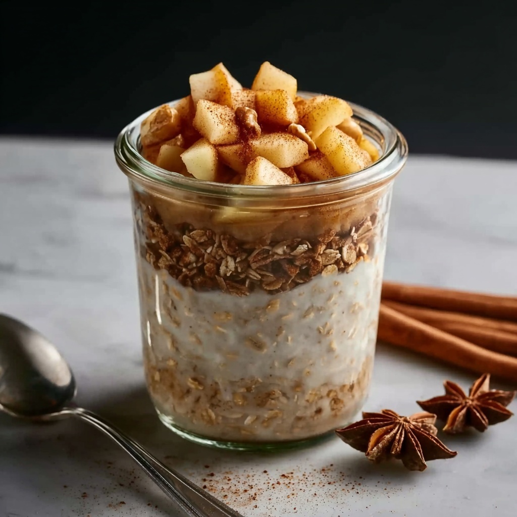 Apple Cinnamon Overnight Oats Recipe 6 Apple Cinnamon Overnight Oats Recipe - Recipe Image