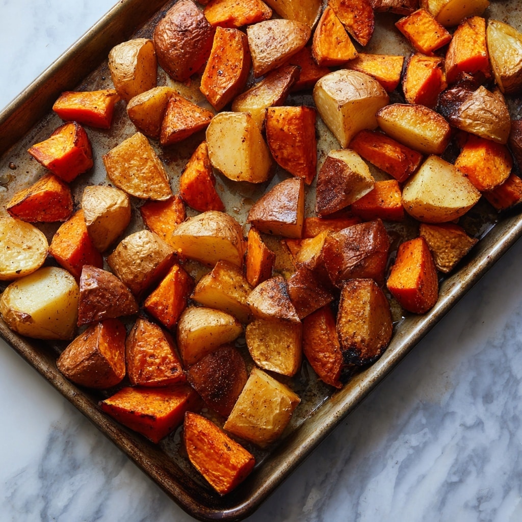 Roasted Apple Cinnamon Sweet Potatoes Recipe
