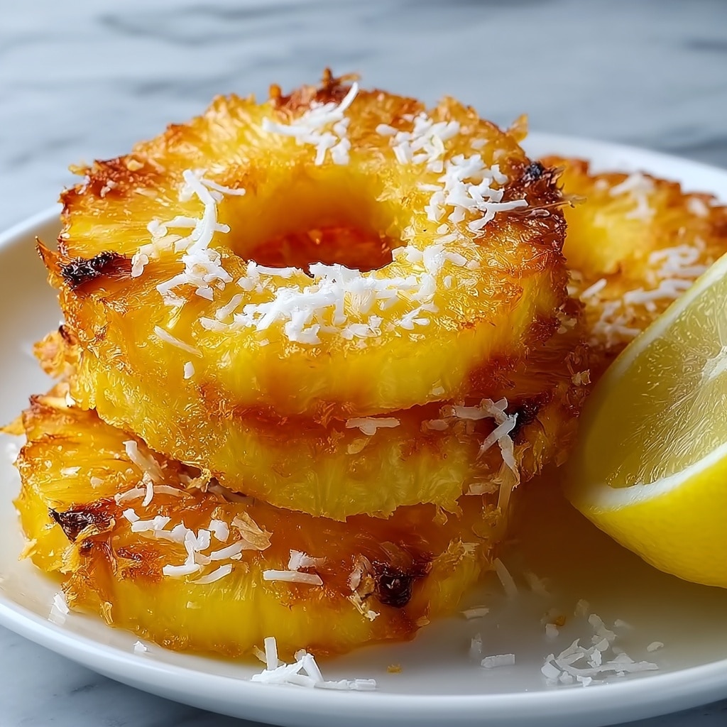 Fried Pineapple with Coconut Crust Recipe 5 Fried Pineapple with Coconut Crust Recipe - Recipe Image