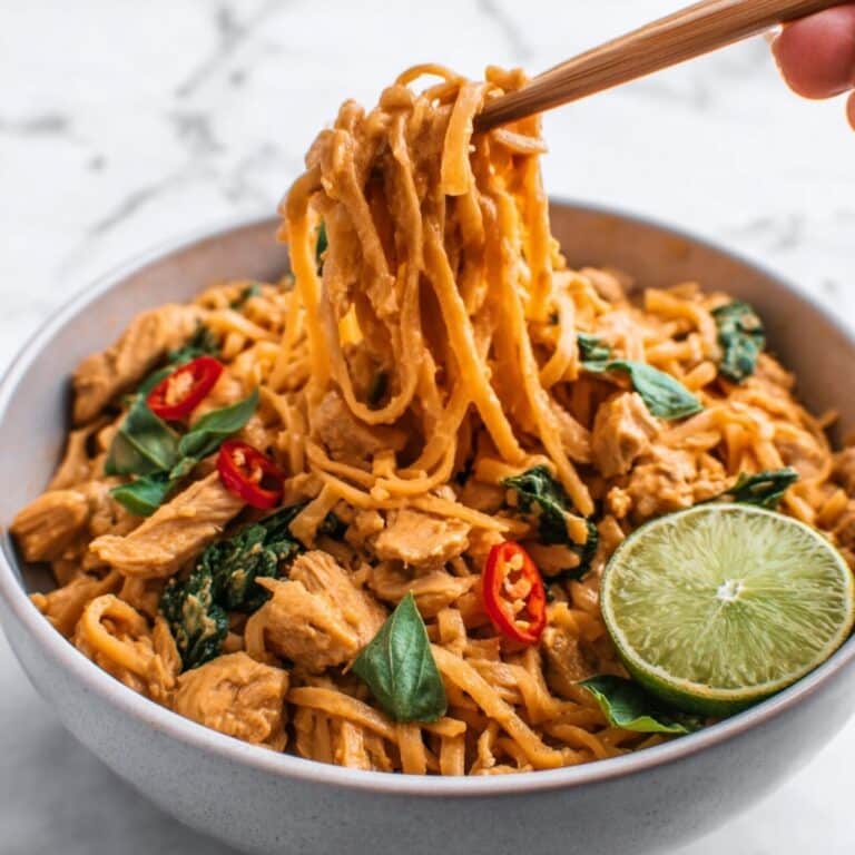 Spicy Peanut Noodles Recipe