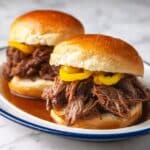 Slow Cooker Mississippi Pot Roast Sliders Recipe