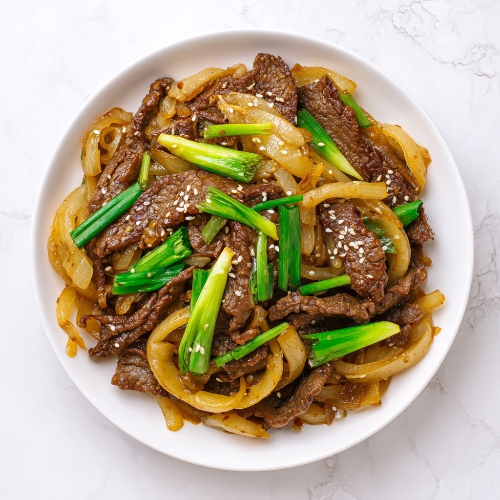 Beef and Onion Stir Fry Recipe - Recipe Image