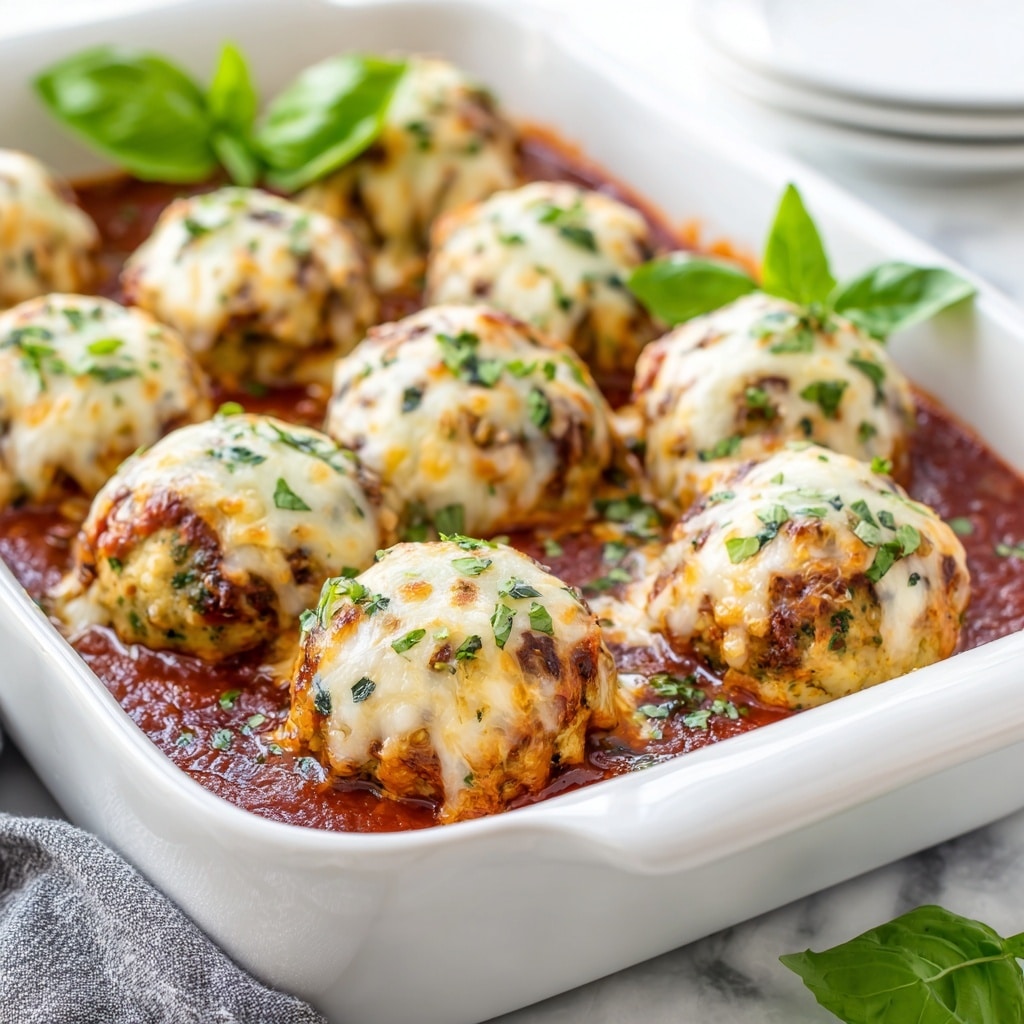Malfatti (Italian Spinach Ricotta Dumplings with Napoli Sauce) Recipe - Recipe Image