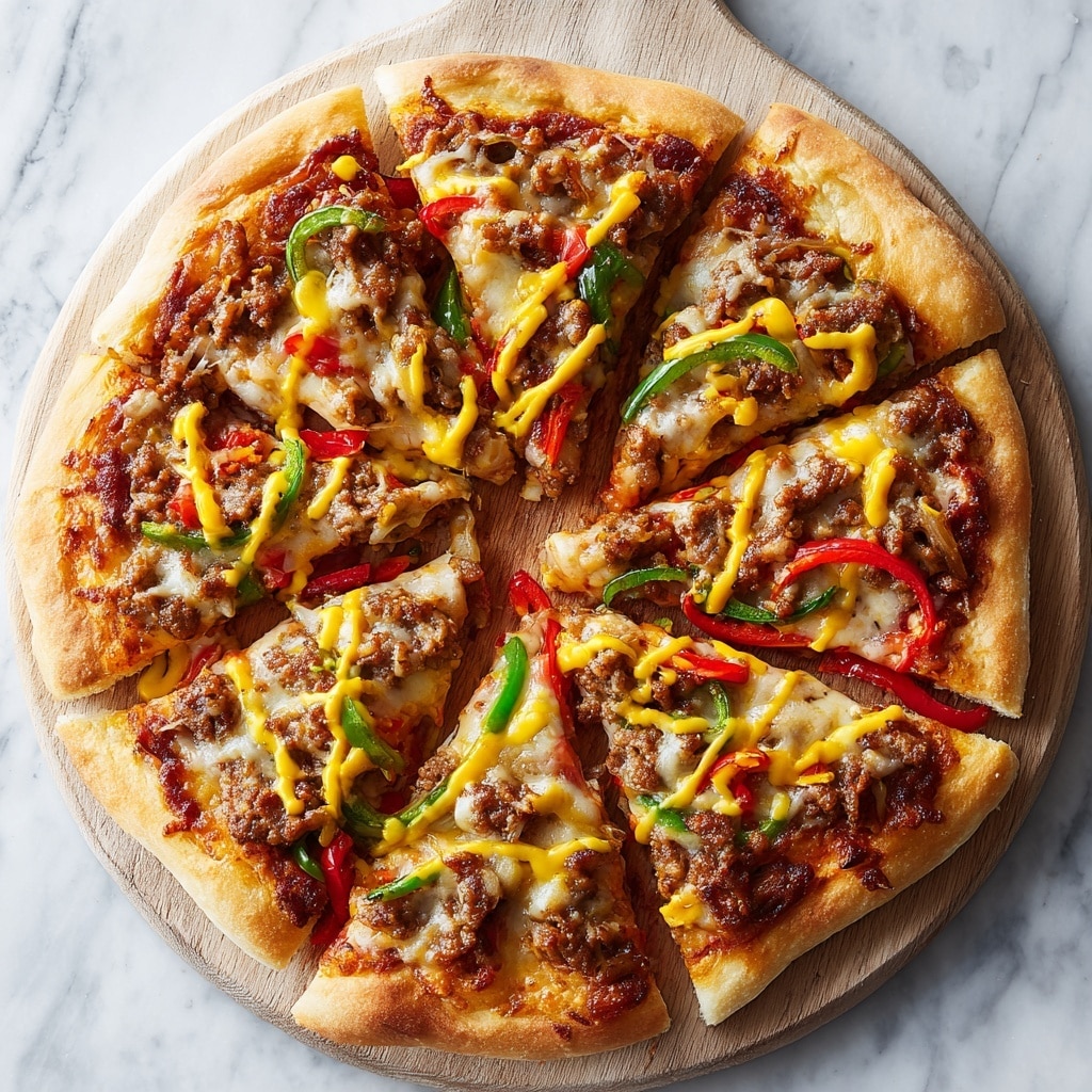 Delicious Cheeseburger Pizza Recipe - Recipe Image