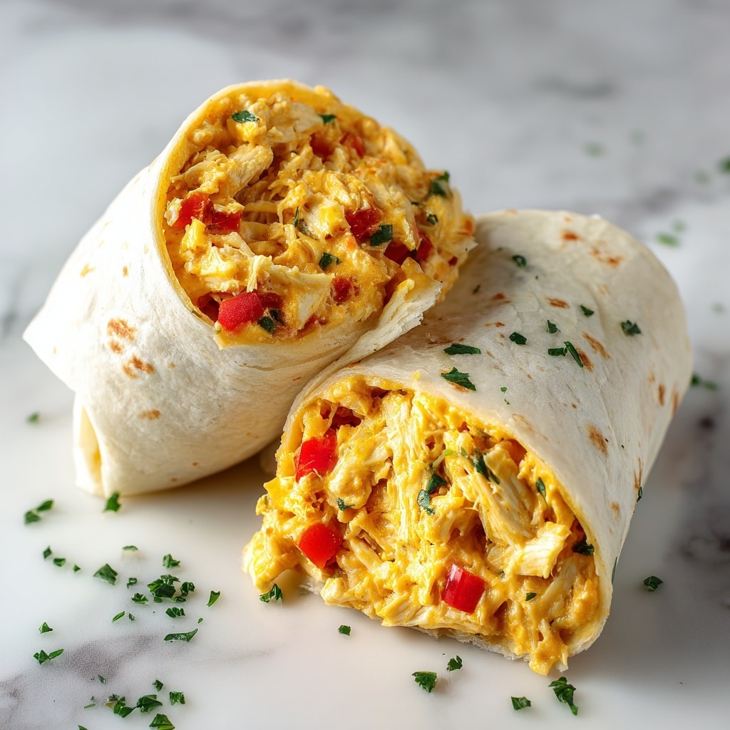 Crispy Chicken Bell Pepper Ranch Burritos Recipe - Recipe Image