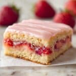Strawberry Lemon Blondies Recipe