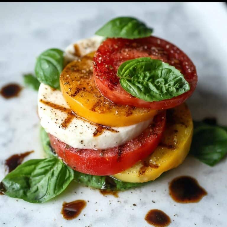 Peach Caprese Salad Recipe
