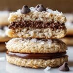 Chocolate Chip Coconut Sandwich Cookies Recipe