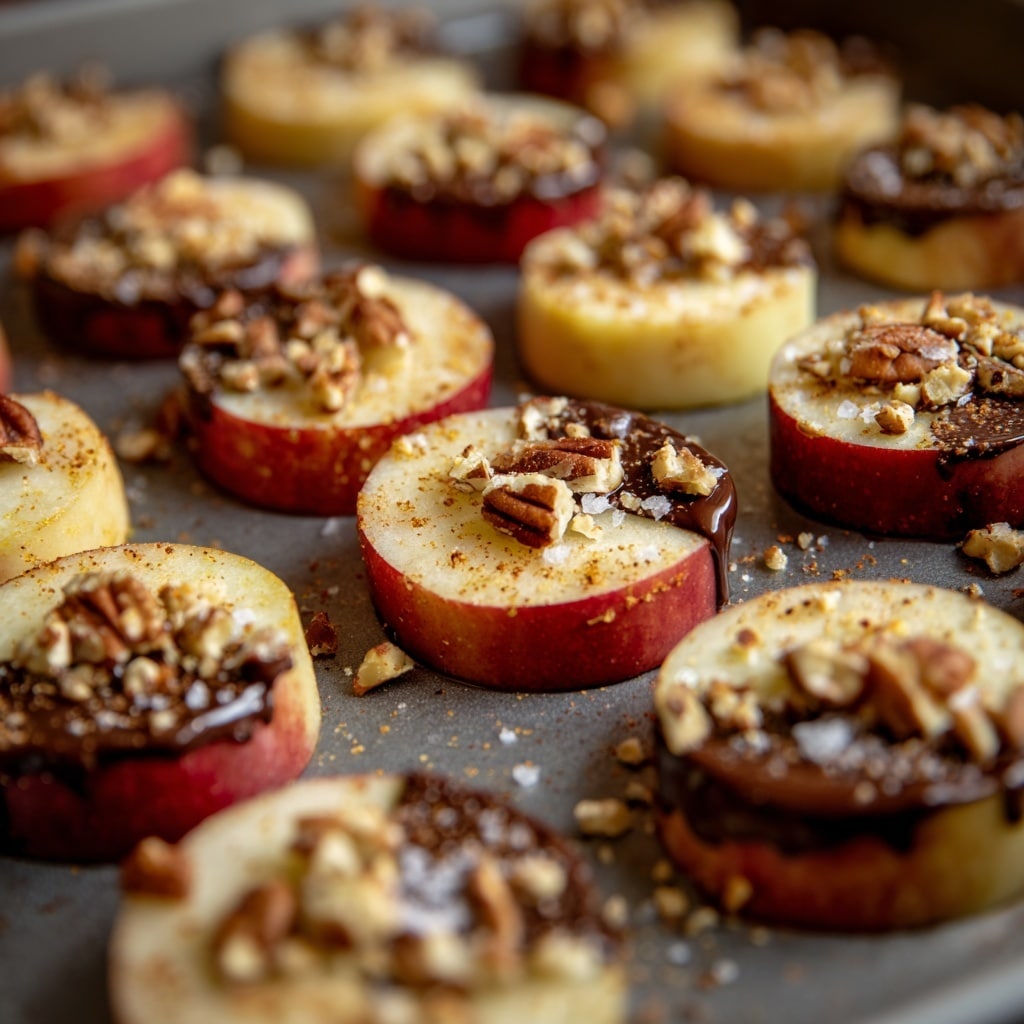 Chocolate Turtle Apple Slices Recipe - Recipe Image