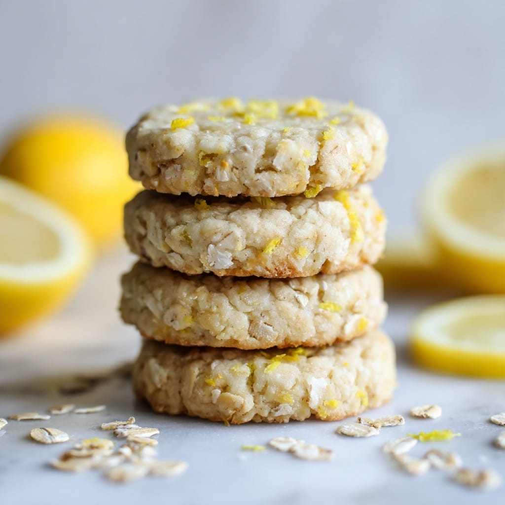 Lemon Oatmeal No-Bake Cookies Recipe - Recipe Image