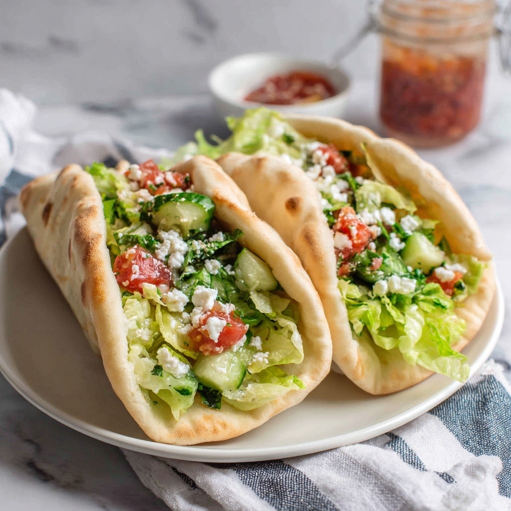 Greek Salad Pita Pockets Recipe - Recipe Image
