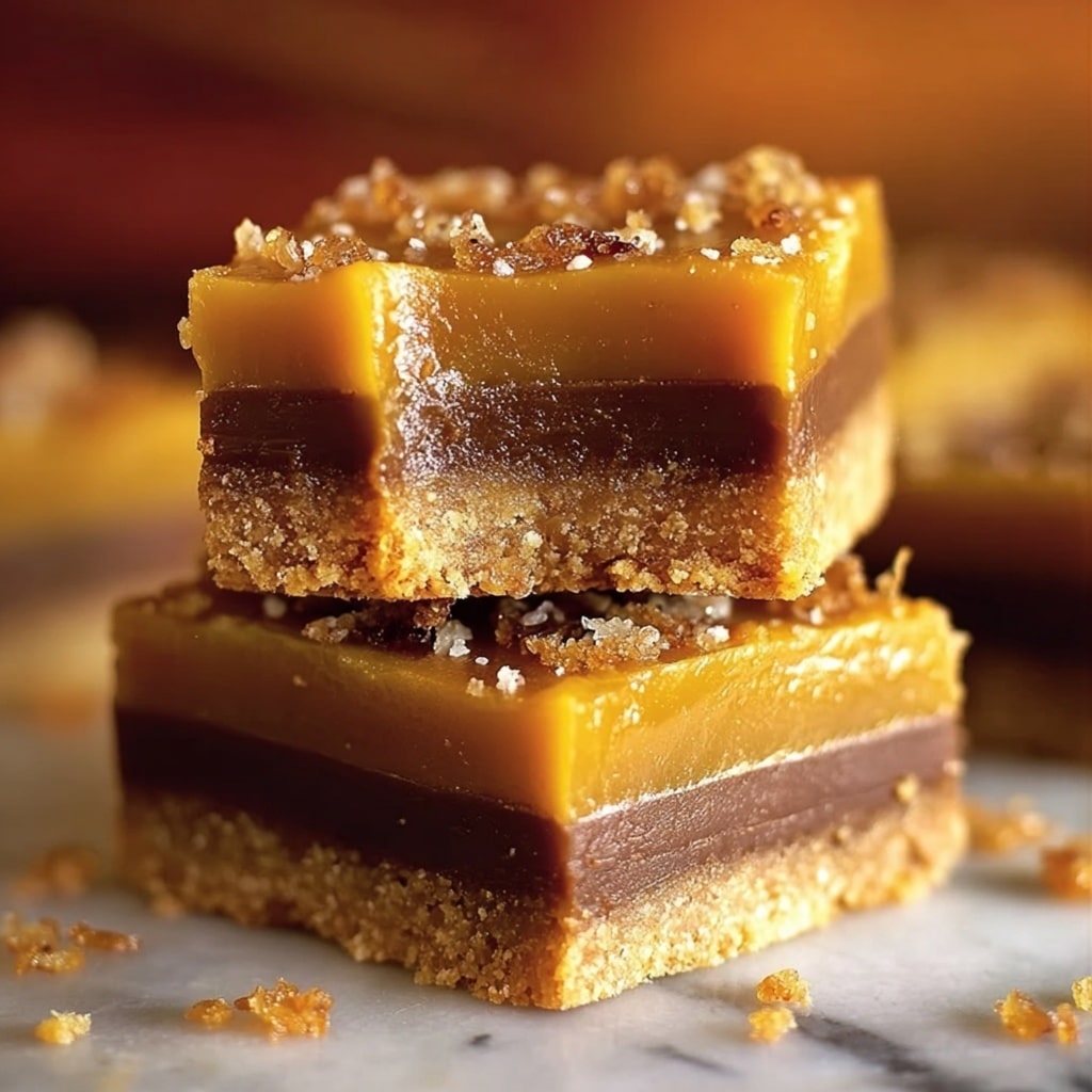 Gooey Caramel Coffee Bars Recipe