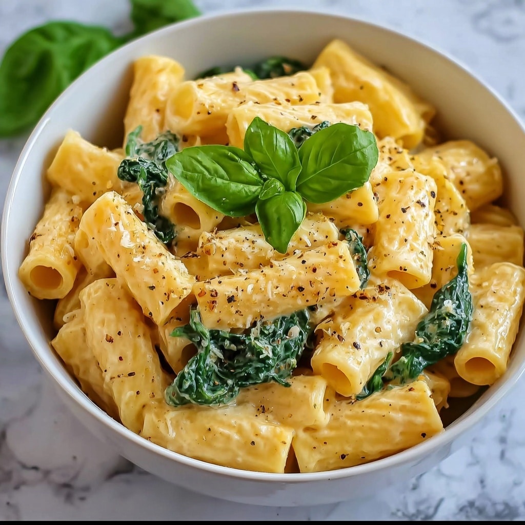 Lemon Ricotta Pasta with Spinach Recipe