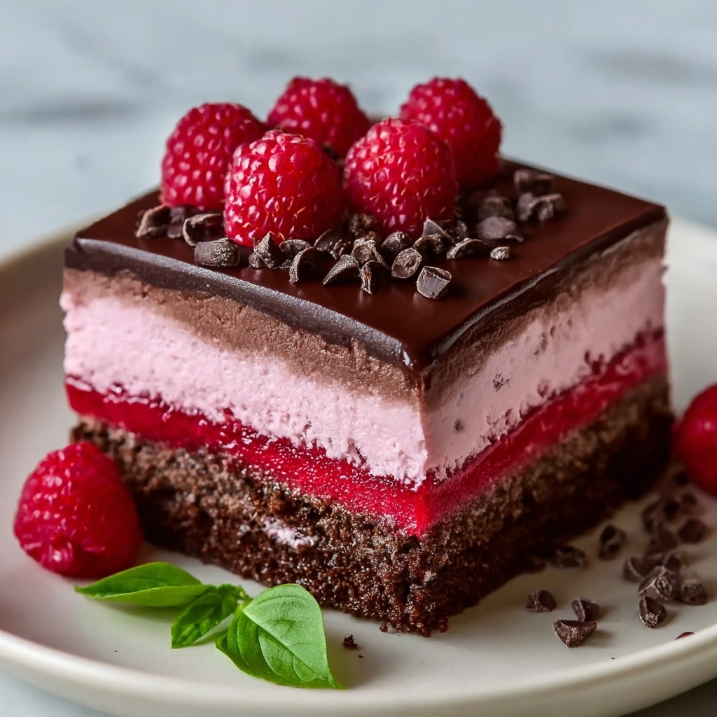 Heavenly Raspberry Chocolate Mousse Cake Recipe